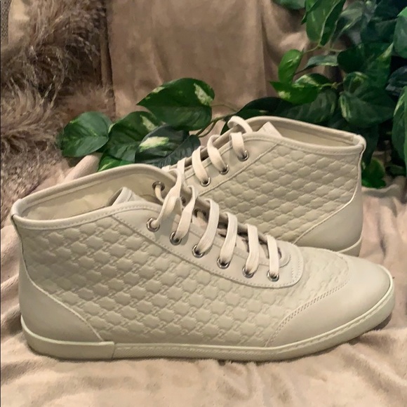 ❌TRADED❌ Gucci Guccissima Leather Hi-Top Sneaker - Picture 15 of 16
